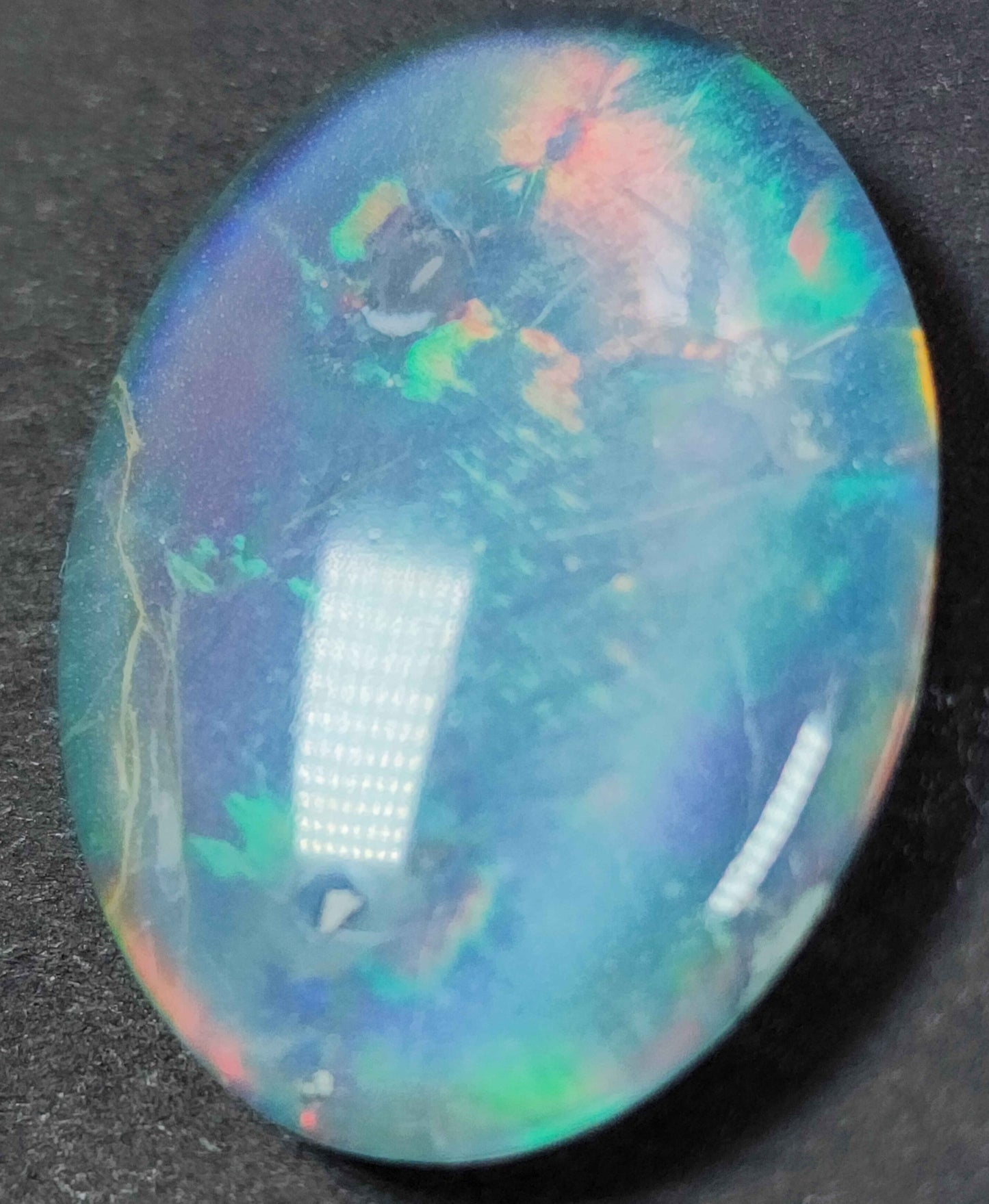 Large 18x25mm Opal Cabochon Triplet Broad Flash Cab #1