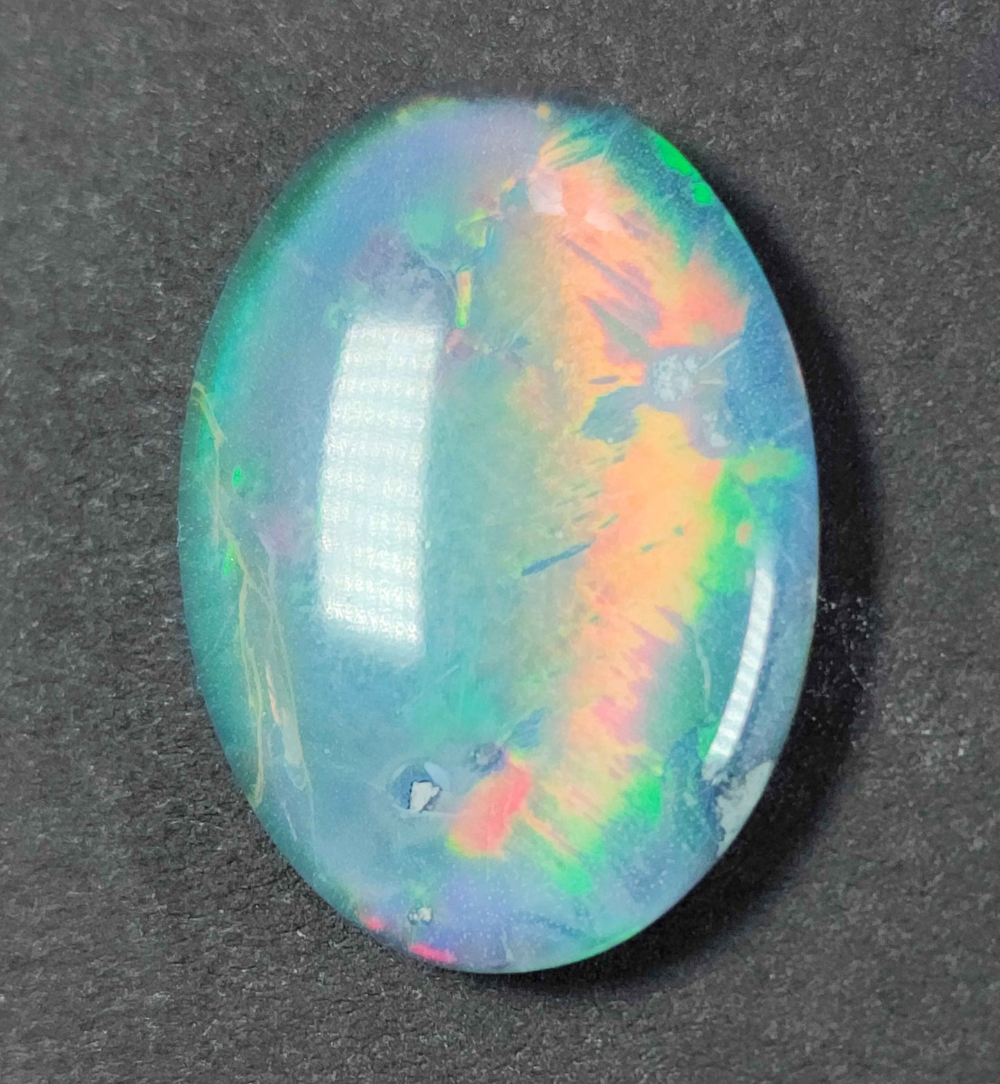 Large 18x25mm Opal Cabochon Triplet Broad Flash Cab #1
