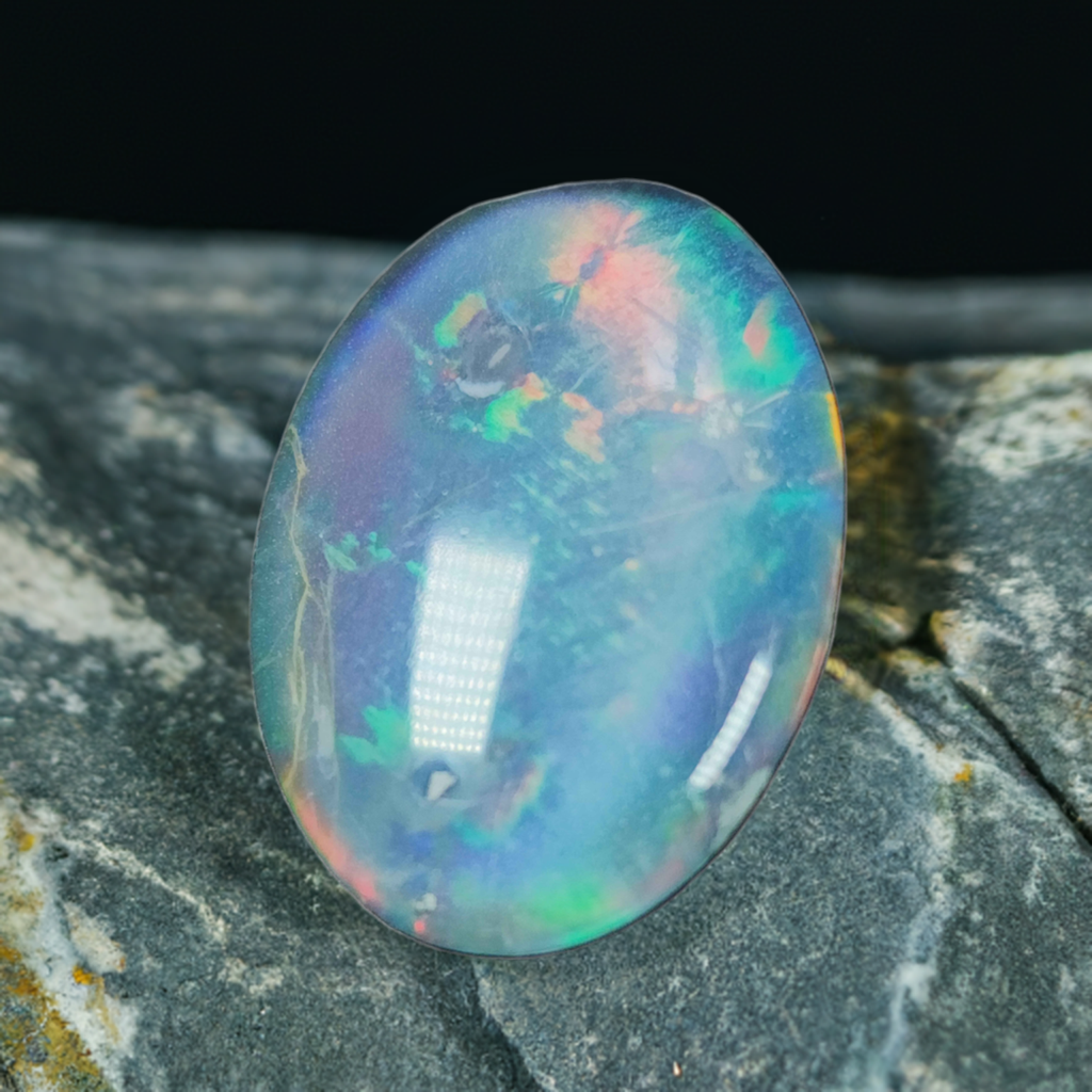 Large 18x25mm Opal Cabochon Triplet Broad Flash Cab #1
