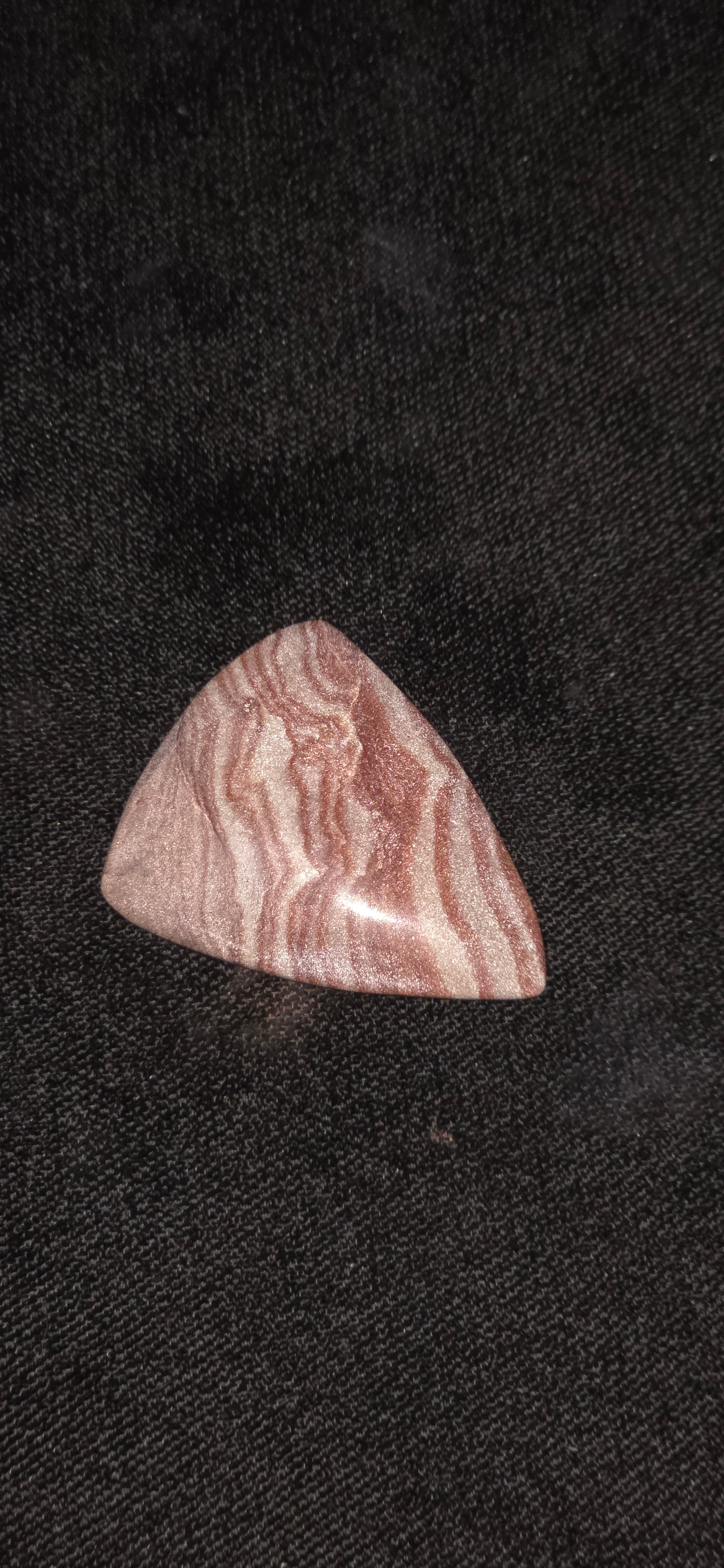Large triangle striped marble freefrom cab #22