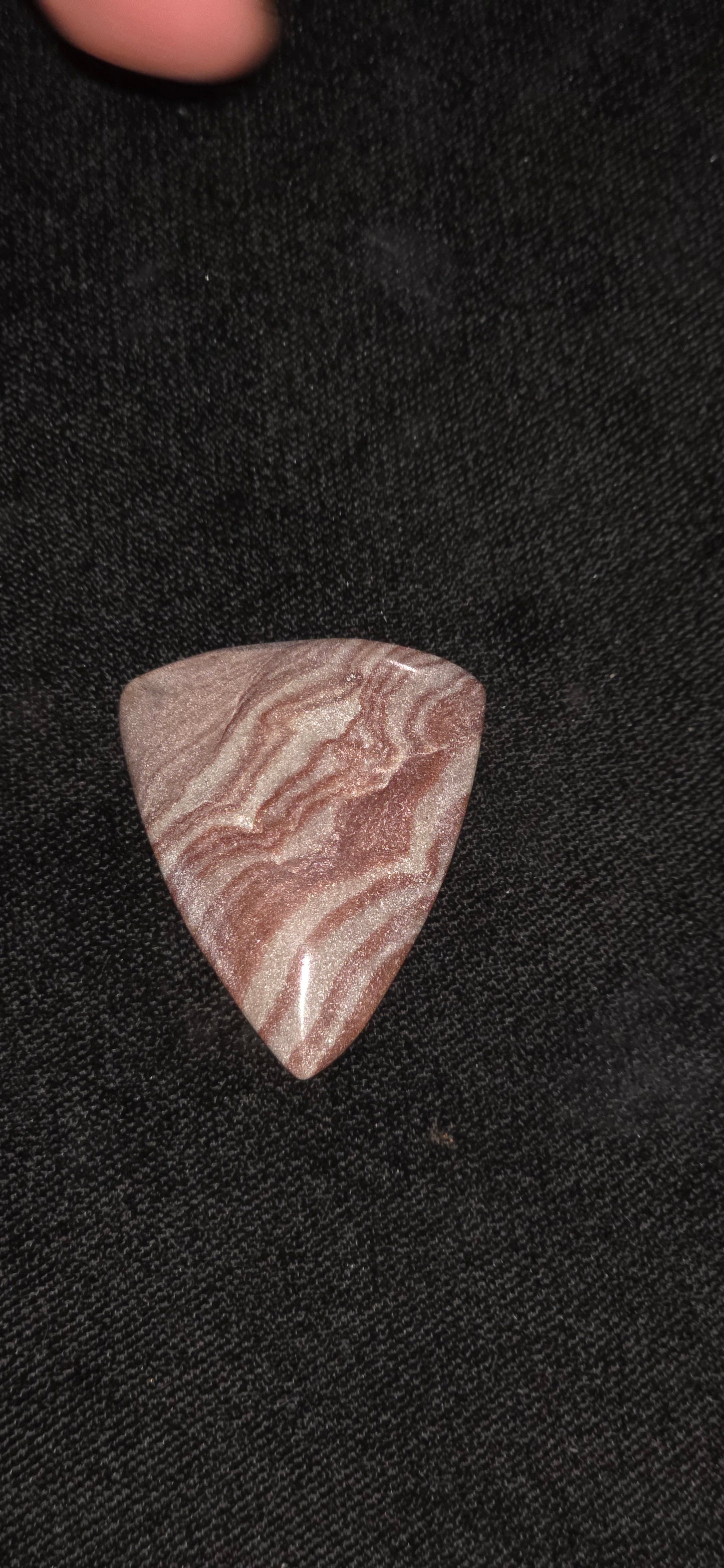 Large triangle striped marble freefrom cab #22