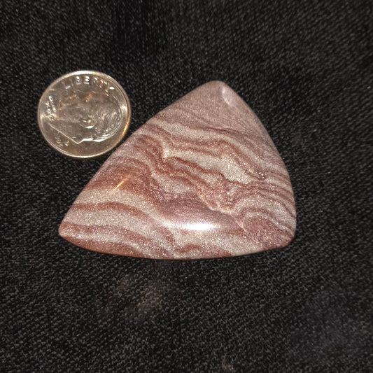 Large triangle striped marble freefrom cab #22