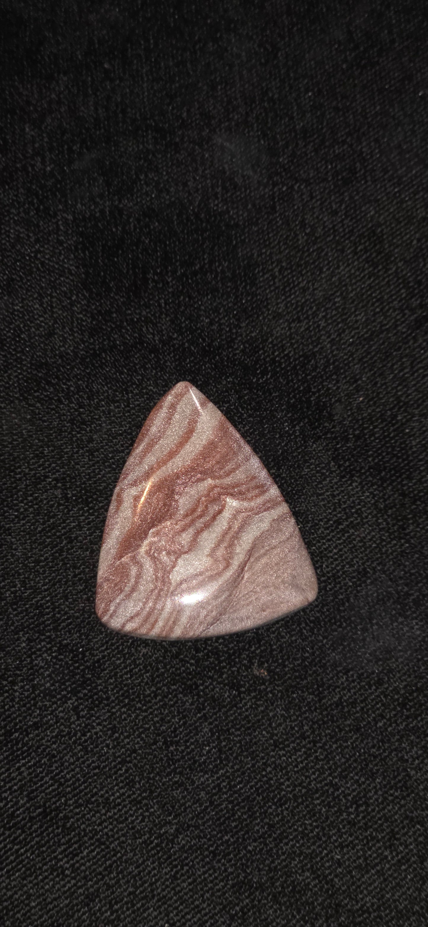 Large triangle striped marble freefrom cab #22